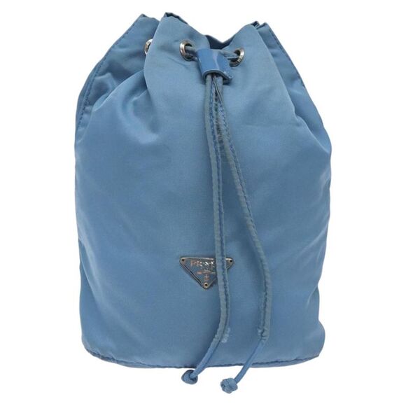Prada Re-Nylon Blue Canvas Clutch Bag (Pre-Owned) - Picture 1 of 16
